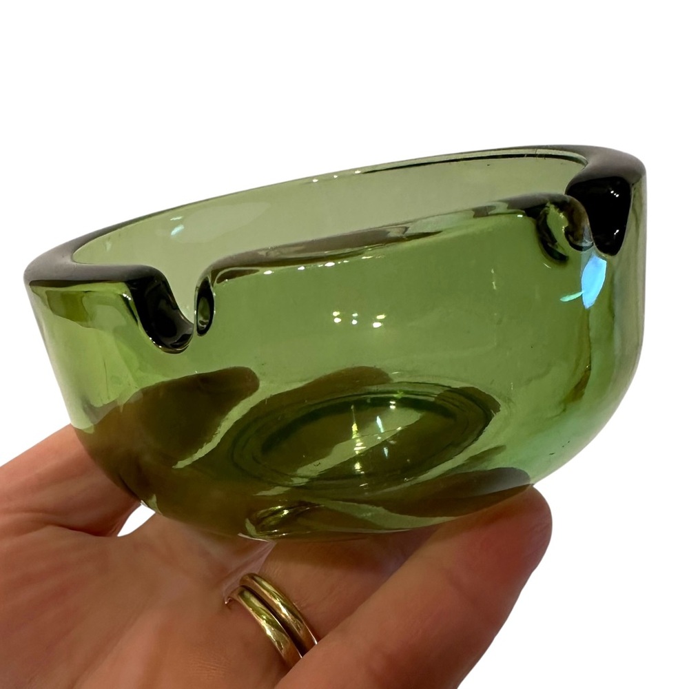 Retro Glass Ashtray